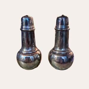 Silver Salt and Pepper Shakers